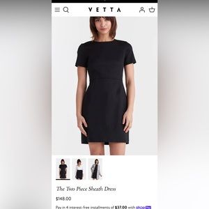VETTA Capsule 2 piece Sheath Dress